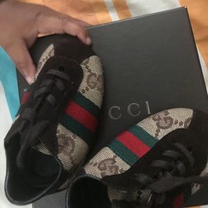 Baby Boy Gucci crib shoes
